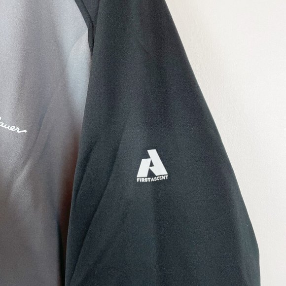 Eddie Bauer Outpace Storm HZ Mock 1/2-Zip Dark Smoke First Ascent XXL 2XL - Picture 3 of 9